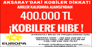 AHİLER KALKINMA AJANSI 2016 YILI KOBİ GELİŞTİRME MALİ DESTEK PROGRAMI İLE KOBİLERE 400.000 TL HİBE