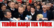 AKSARAY TERÖRE KARŞI TEK YÜREK OLDU
