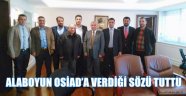 ALABOYUN OSİAD’A VERDİĞİ SÖZÜ TUTTU