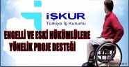 ENGELLİ VE ESKİ HÜKÜMLÜLERE YÖNELİK PROJE DESTEĞİ