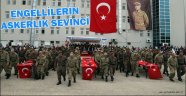 AKSARAY'DA ENGELLİLERİN ASKERLİK SEVİNCİ