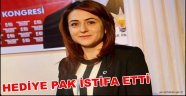 AK PARTİ AKSARAY İL KADIN KOLLARI BAŞKANI HEDİYE PAK İSTİFA ETTİ