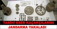 JANDARMA TARİHİ ESER KAÇAKÇILARINI YAKALADI