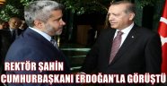 REKTÖR ŞAHİN CUMHURBAŞKANI ERDOĞAN’LA GÖRÜŞTÜ