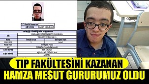 TEBRİKLER HAMZA MESUT AĞIR!