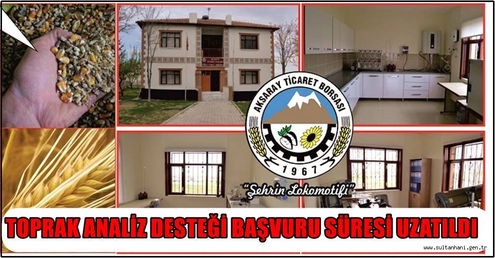 TOPRAK ANALİZ DESTEĞİ BAŞVURU SÜRESİ UZATILDI