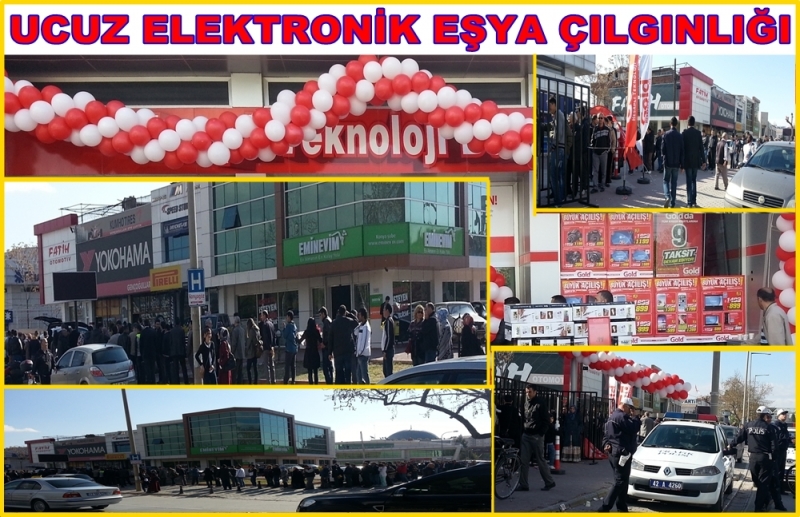 Ucuz Elektronik Eşya Alabilme çılgınlığı