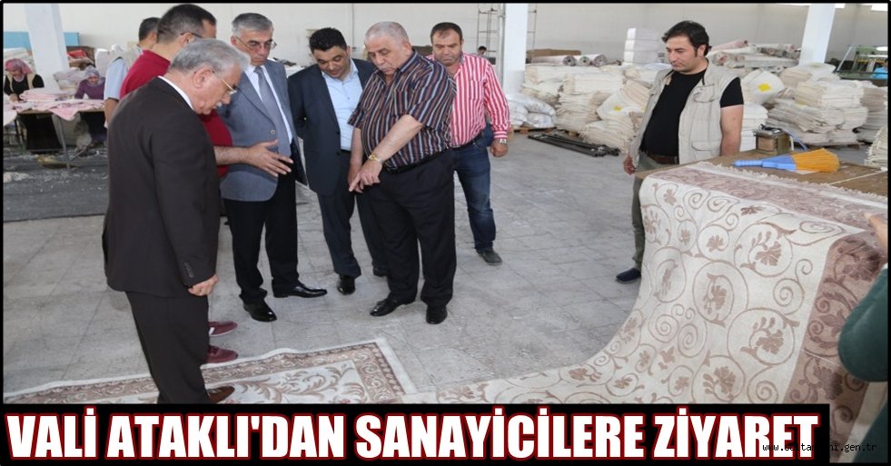 VALİ ATAKLI: ‘AKSARAY’DA SANAYİNİN DAHA DA GELİŞMESİ HEP BERABER GAYRET GÖSTERİYORUZ’
