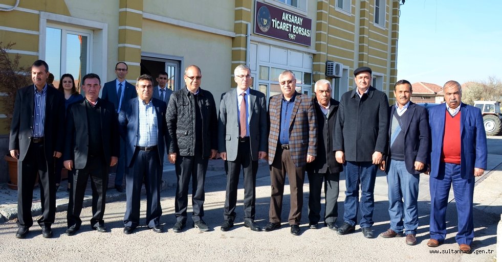 VALİ ATAKLI AKSARAY TİCARET BORSASINI ZİYARET ETTİ
