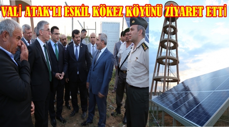 Vali Ataklı Eskil Kökez Köyünü Ziyaret Etti