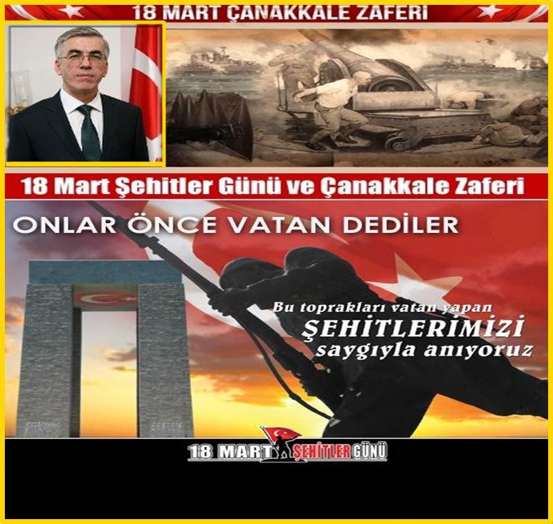 Vali Ataklı'dan “18 Mart çanakkale Zaferi Ve şehitler Günü” Mesajı