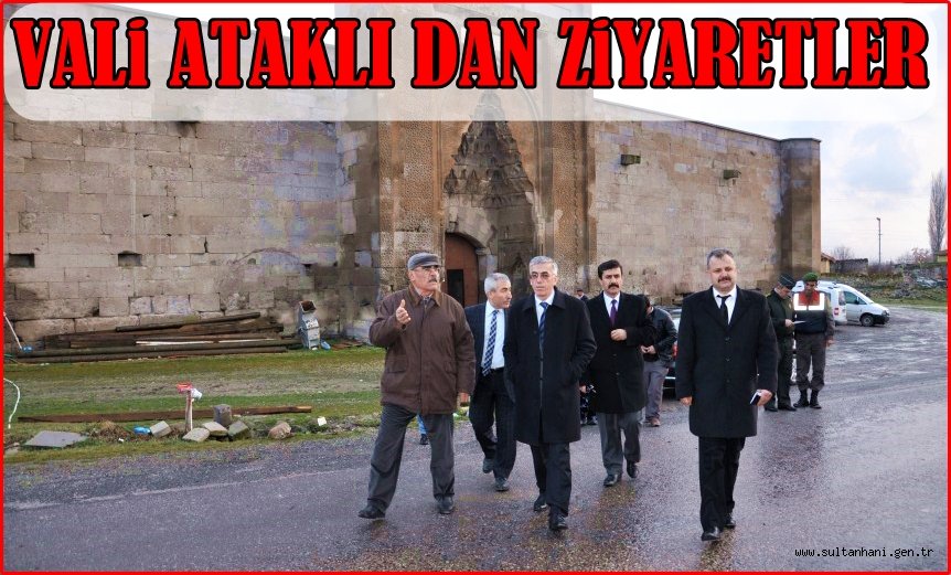 VALİ ŞEREF ATAKLI KÖY GEZİLERİNE DEVAM EDİYOR