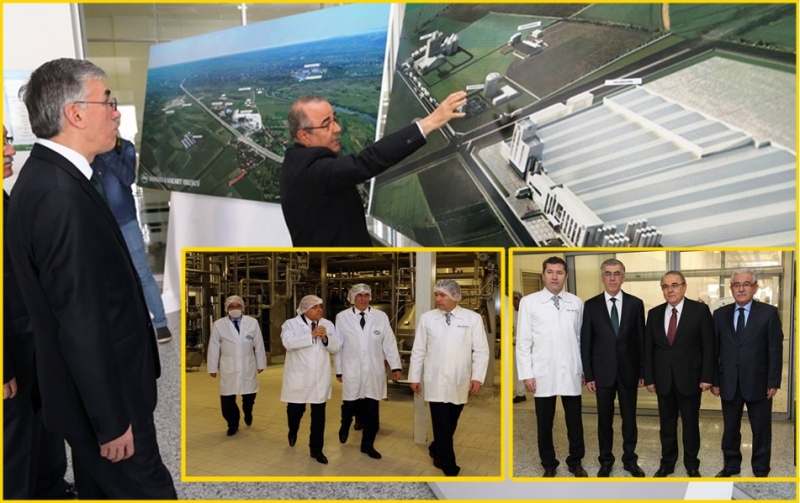 Vali şeref Ataklı Sütaş Aksaray Fabrikasını Ziyaret Etti