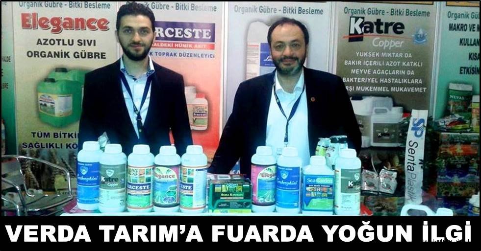 VERDA TARIM’A FUARDA YOĞUN İLGİ