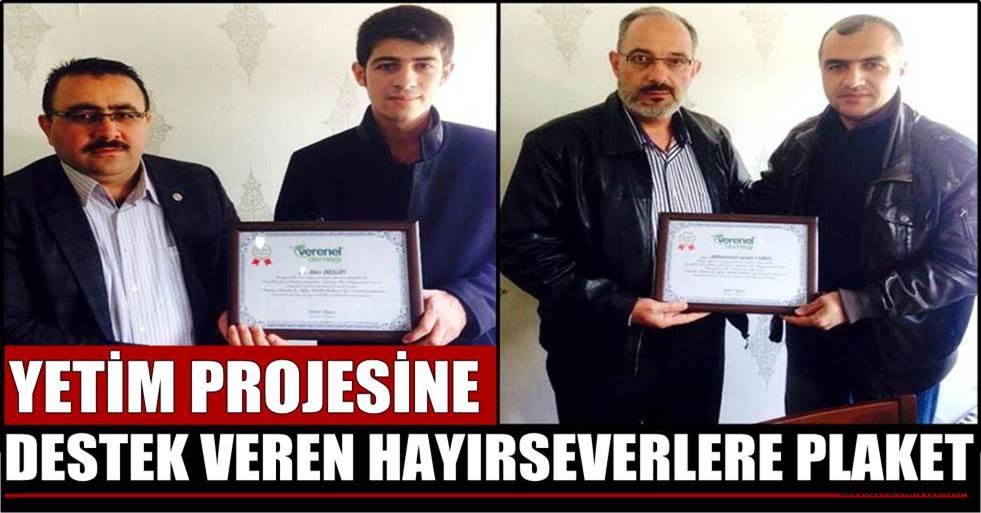 VERENEL DERNEĞİ’NİN YETİM PROJESİNE HAYIRSEVERLER BÜYÜK KATKI SAĞLIYOR