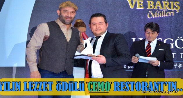 YILIN LEZZET ÖDÜLÜ CEMO RESTORANT’IN